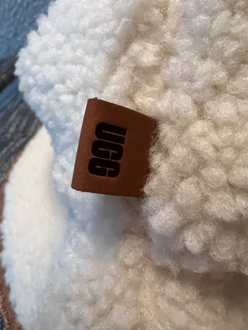 NWT - Uggfluff Scallped Hat - Nimbus - S/M